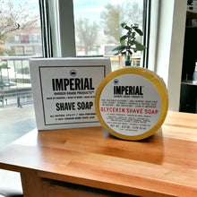 Load image into Gallery viewer, Imperial Glycerin Shave/Face Soap Puck. 176g