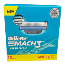 Load image into Gallery viewer, Gillette Mach 3 Cartridges - Pack of 10