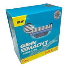 Load image into Gallery viewer, Gillette Mach 3 Cartridges - Pack of 10