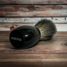 Load image into Gallery viewer, DOVO Black Pure Badger Acrylic Shaving Brush