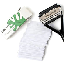 Load image into Gallery viewer, Leaf Single Edges Blades - 50 Blade Pack