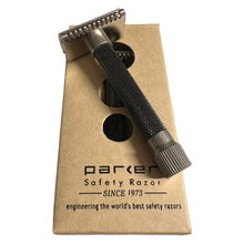 Load image into Gallery viewer, Parker Variant Adjustable Open Comb Safety Razor - Graphite