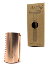 Load image into Gallery viewer, Lilvio Safety Razor - Half Open Comb & Half Closed Comb Head