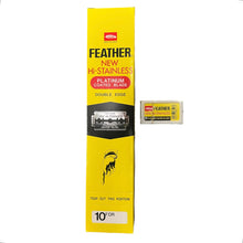 Load image into Gallery viewer, Feather New Hi-Stainless Blades - 20 Packets of 10 blades (200 Blades)