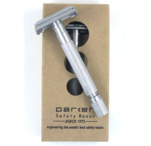 Load image into Gallery viewer, Parker 74R Safety Razor, Satin Silver