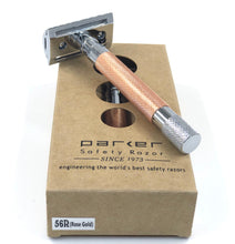 Load image into Gallery viewer, Parker 56R Safety Razor, Rose Gold