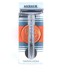 Load image into Gallery viewer, Merkur Futur Double Edge Safety Razor - Polished Chrome