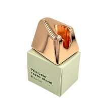 Load image into Gallery viewer, The Leaf Razor Stand rose gold