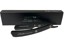 Load image into Gallery viewer, PARKER SRX BARBER RAZOR - BLACK FINISH