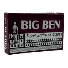 Load image into Gallery viewer, Big Ben DE razor blades, 10 blade pack