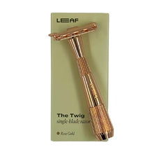 Load image into Gallery viewer, The Leaf Twig Razor - Rose Gold