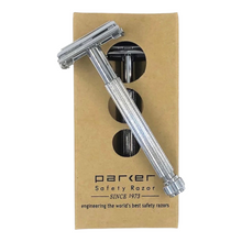 Load image into Gallery viewer, Parker 29L Safety Razor making hair removal a breeze.
