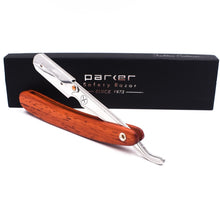 Load image into Gallery viewer, Parker SRRW Rosewood Clip Type Shavette Barber Razor