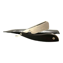 Load image into Gallery viewer, GOLD DOLLAR W58 MINI STRAIGHT RAZOR 5/8", EBONY WOOD HANDLE