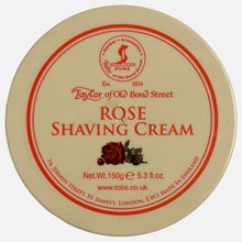 Load image into Gallery viewer, Taylor of Old Bond Street Rose Shaving Cream 150g Bowl