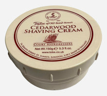 Load image into Gallery viewer, Taylor of Old Bond Street Cedarwood Shaving Cream 150g Bowl
