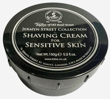 Load image into Gallery viewer, Taylor of Old Bond Street , Jermyn Street Collection, 150g shaving cream for sensitive skin.