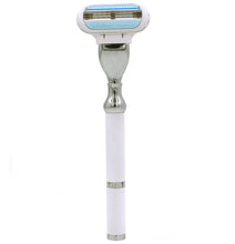 Load image into Gallery viewer, Parker Deluxe Venus Compatible White Metal Razor