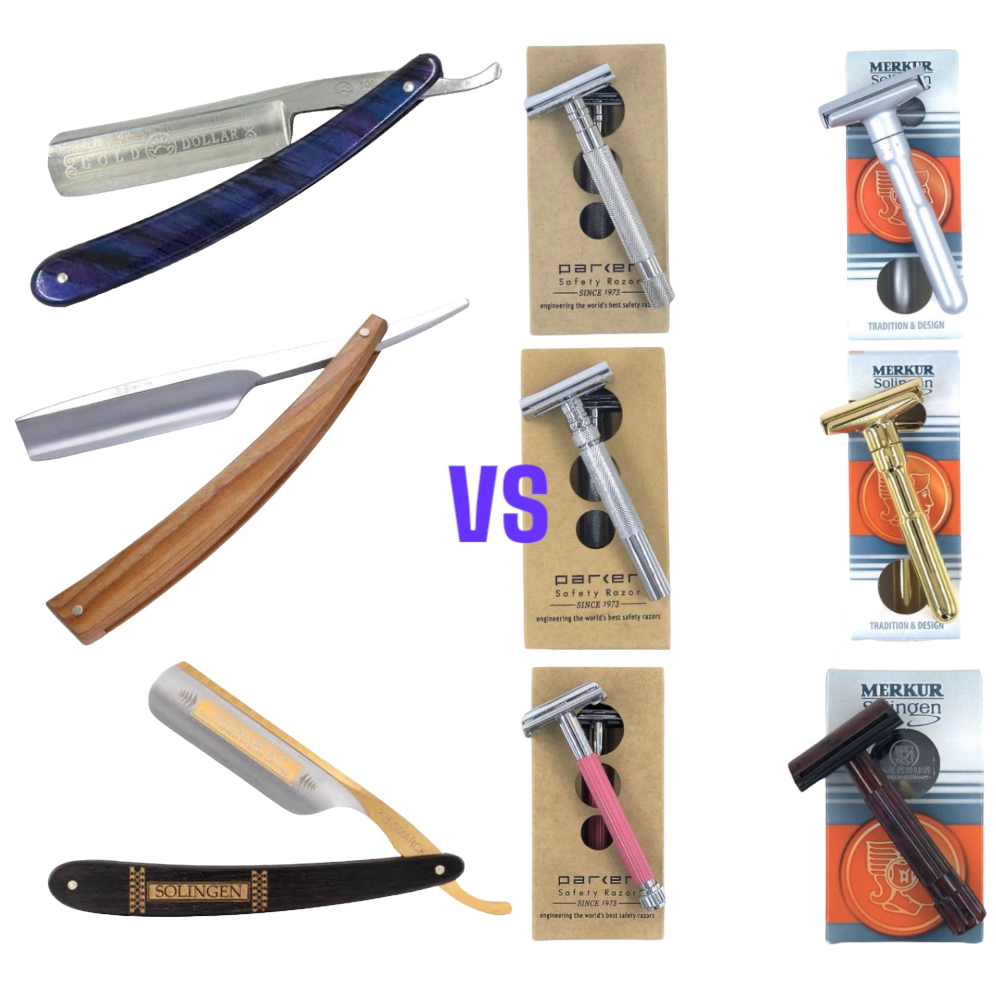 Navigating the Razor's Edge Safety Razor vs. Straight Razor SafetyRazors