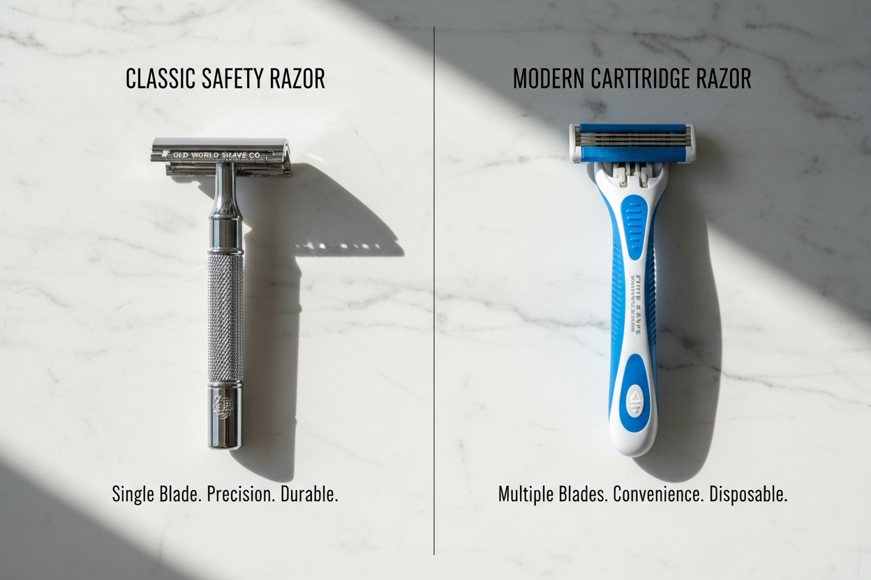 Safety Razor vs Cartridge Razors: Which Is Better in 2026? – SafetyRazors