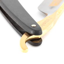 Load image into Gallery viewer, DOVO Solingen Bismarck Straight Razor: Ebony Handle 6/8&quot; Carbon
