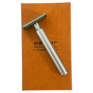 Parker AeroShave Aluminum Safety Razor- Long Handle