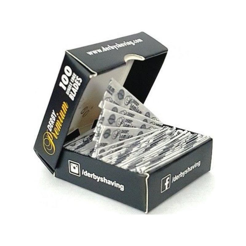 Derby Premium Single Edge Half Blades - 100 Blades – SafetyRazors