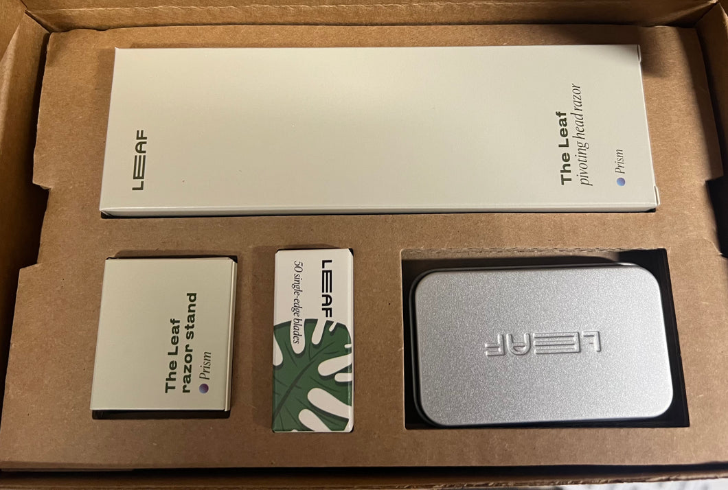 The Leaf Razor Starter Kit - Choose Your Colour