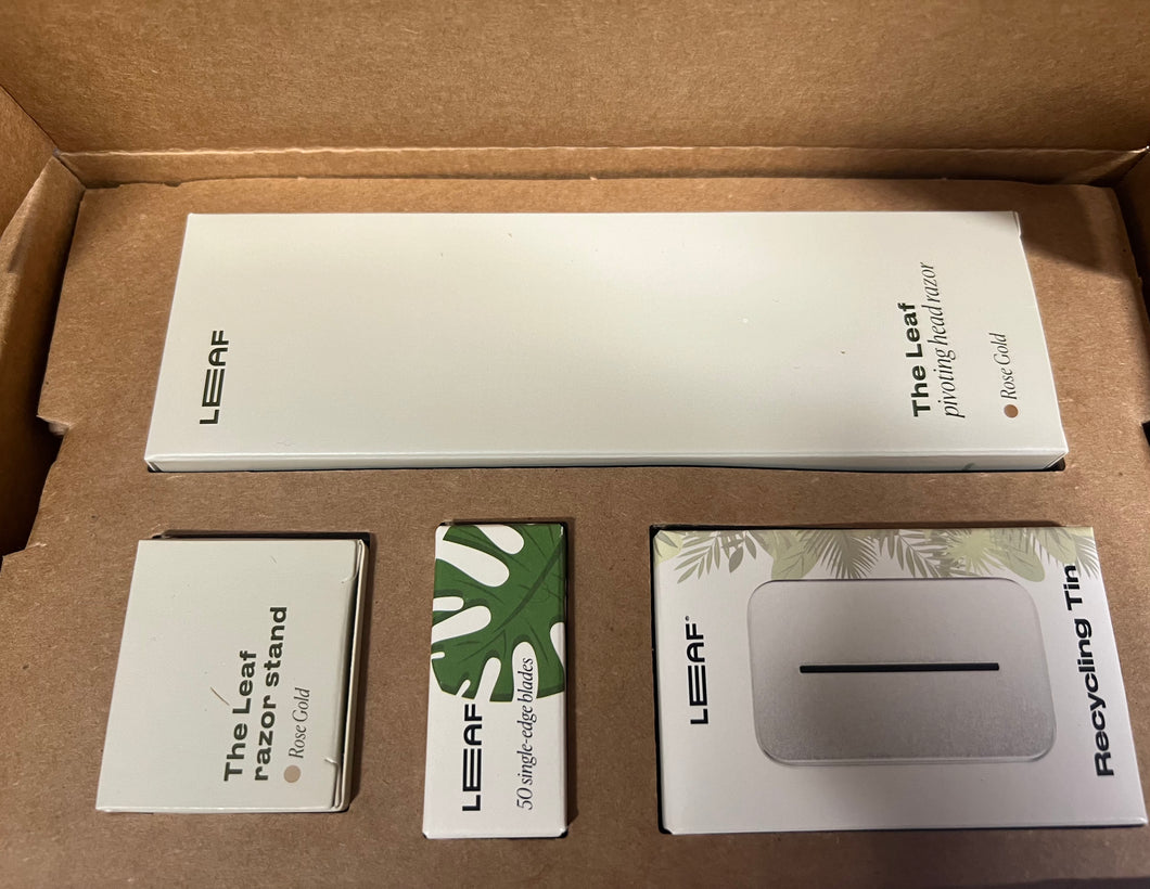 The Leaf Razor Starter Kit - Choose Your Colour