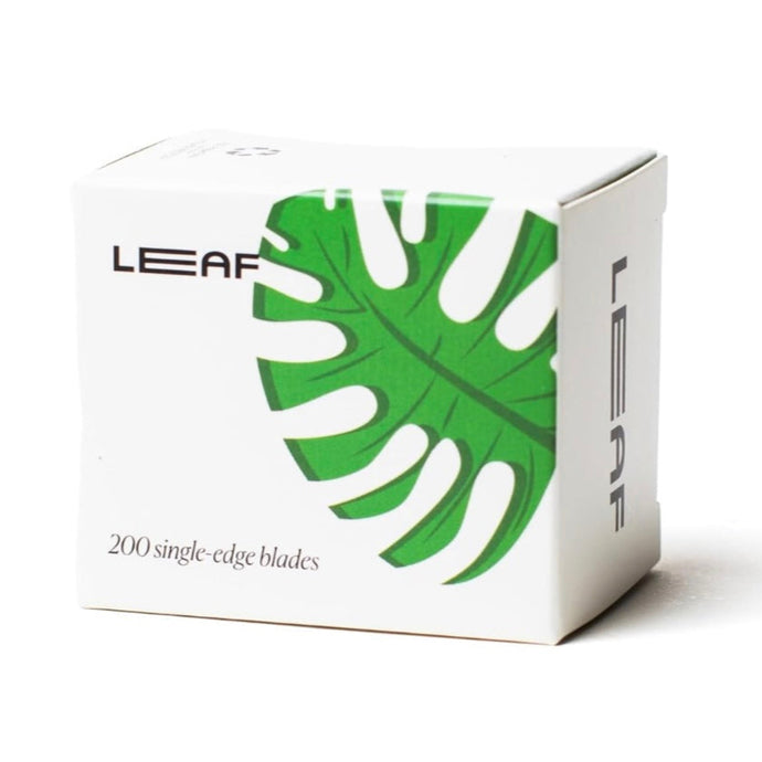 Leaf Single edge razor blades shaving essentials