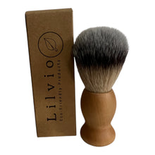 Load image into Gallery viewer, Lilvio Wooden Handle Synthetic Bristle Shaving Brush
