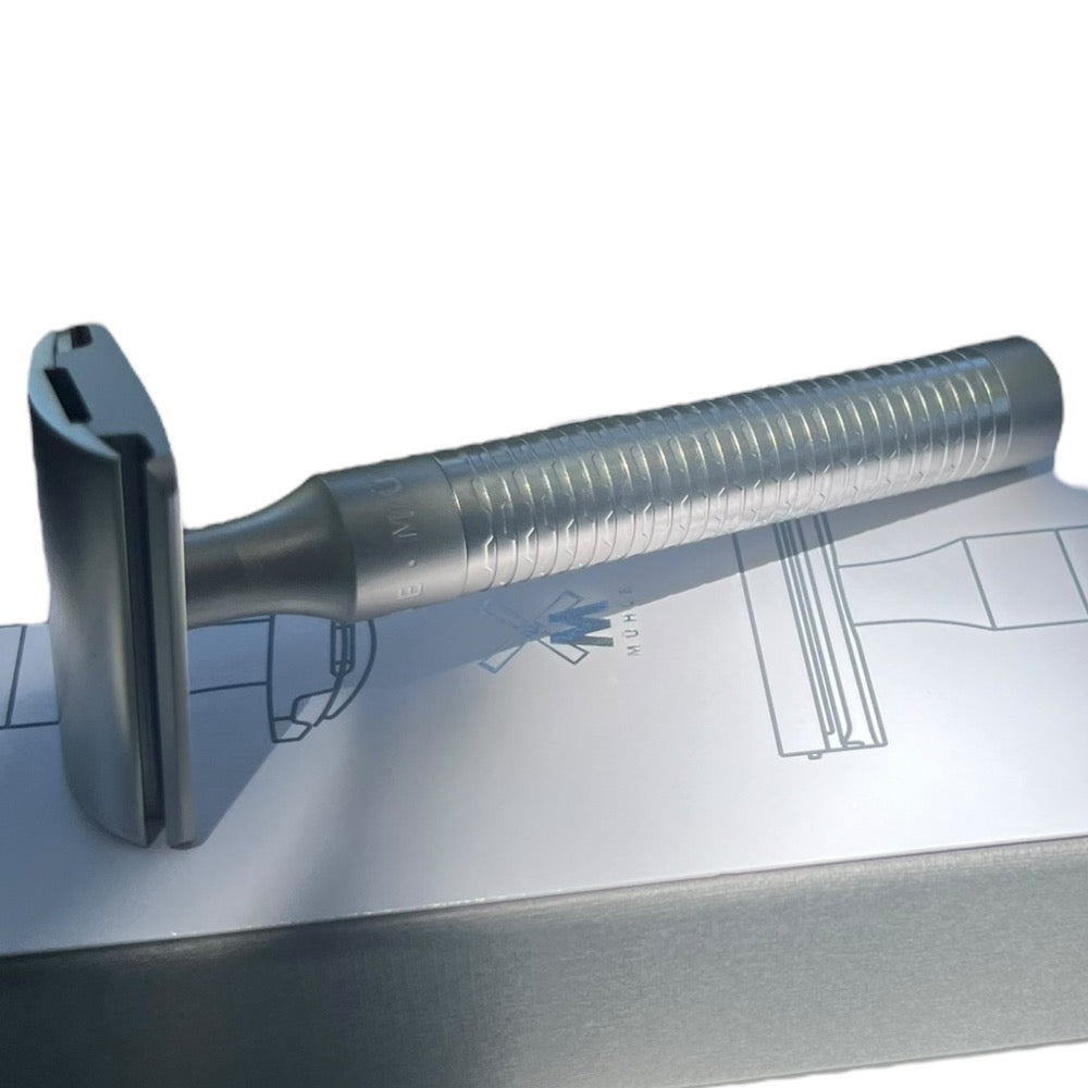 Muhle R94 ROCCA Safety Razor Stainless Steel - Satin Silver – SafetyRazors