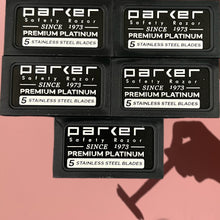 Load image into Gallery viewer, Parker Safety Razor 25 DE Blades (5 x 5 Packs)
