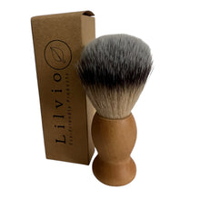 Load image into Gallery viewer, Lilvio Wooden Handle Synthetic Bristle Shaving Brush
