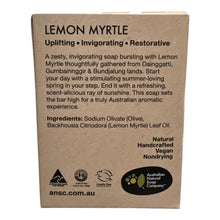 Load image into Gallery viewer, Lemon Myrtle Soap (100gm)
