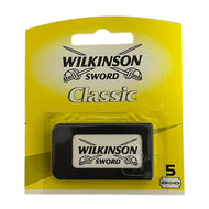 Wilkinson Sword Classic Stainless Steel Double Edge Razor Blades 5 Count 