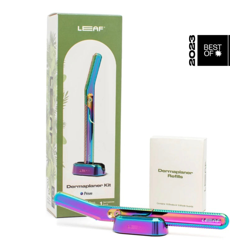 Derma Safe Razor Leaf Dermaplaner Kit - Rose Gold or Prism – SafetyRazors