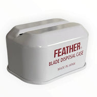 Feather blade disposal case blade bank wet shaving
