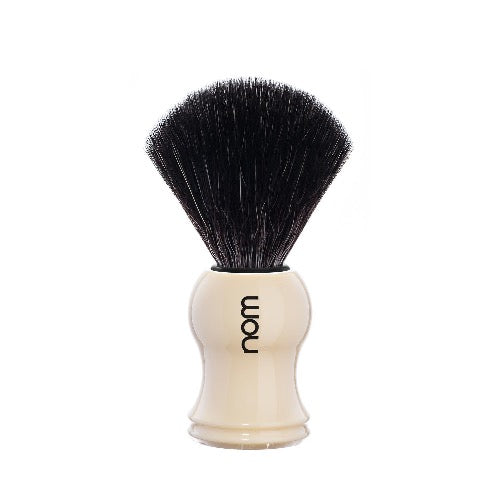Muhle NOM Shaving Brush - Black Fibre - Cream