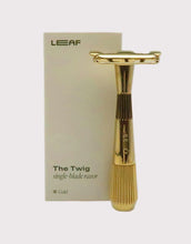 Load image into Gallery viewer, The Leaf Twig Razor - Gold
