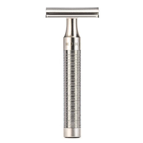 Muhle R96 ROCCA Safety Razor Stainless Steel - Satin Silver