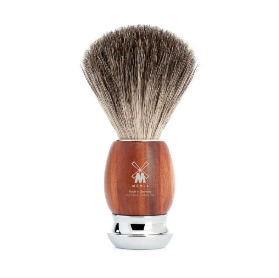 Muhle Vivo 81 H 331 Pure Badger Hair Shaving Brush – Plum Wood