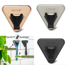 Load image into Gallery viewer, The Leaf Razor Shower Holder Stand
