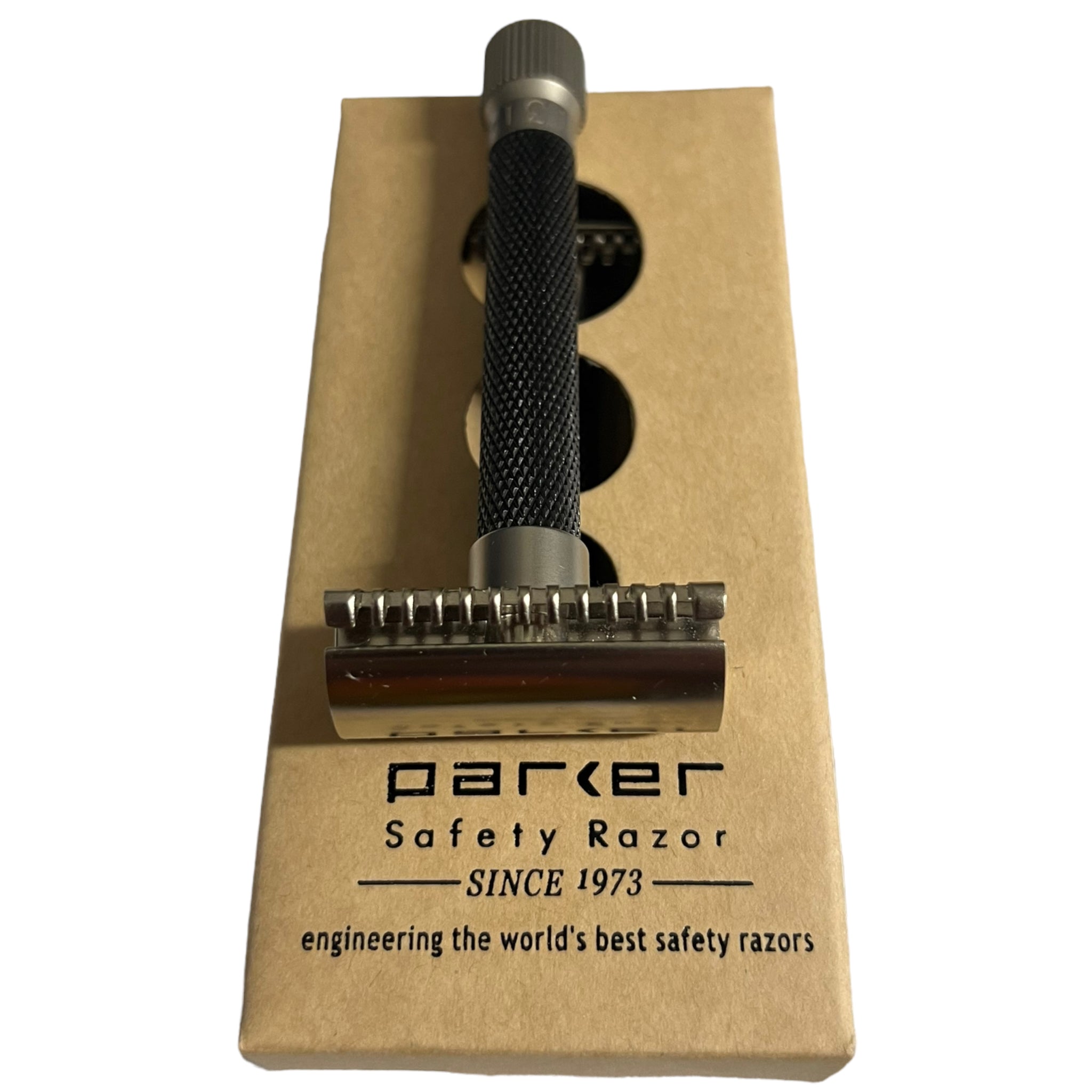 Parker Variant Adjustable Open Comb Safety Razor - Graphite – SafetyRazors