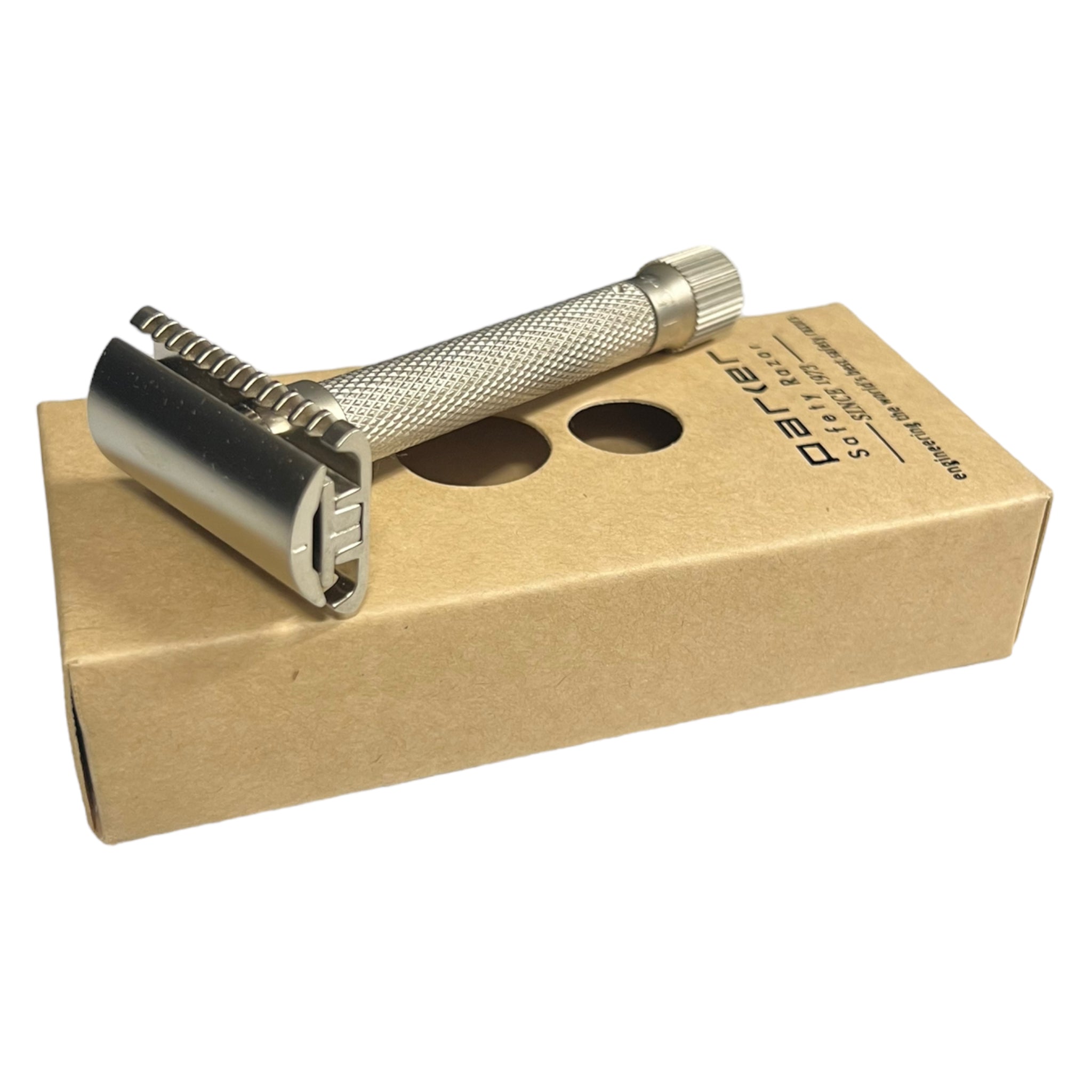 Parker Variant Adjustable Open Comb Safety Razor - Satin Chrome ...
