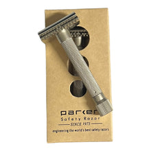 Load image into Gallery viewer, Parker Variant Adjustable Open Comb Safety Razor - Satin Chrome
