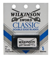 Wilkinson Sword Classic Stainless Steel Double Edge Razor Blades 5 Count