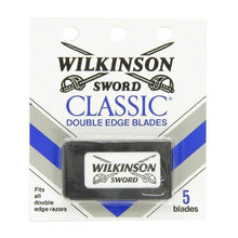 Load image into Gallery viewer, Wilkinson Sword Classic Stainless Steel Double Edge Razor Blades 5 Count

