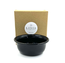 Load image into Gallery viewer, Black Ceramic Shaving Bowl
