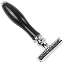 Load image into Gallery viewer, Parker 111B Black Resin Handle Safety Razor
